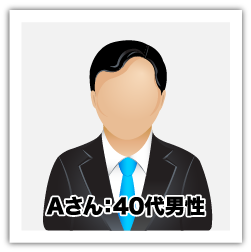 Aさん：40代男性